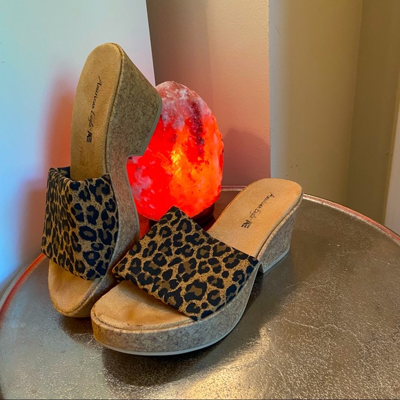 American Eagle Outfitters Shoes - American Eagle Cork Platform Sandals